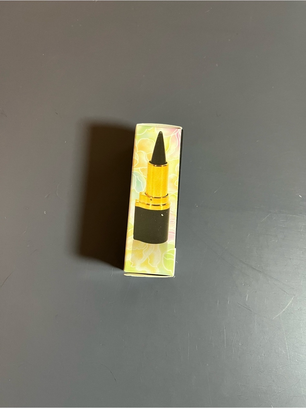 Black Brand gel  Eyeliner Pen with Gold Accents